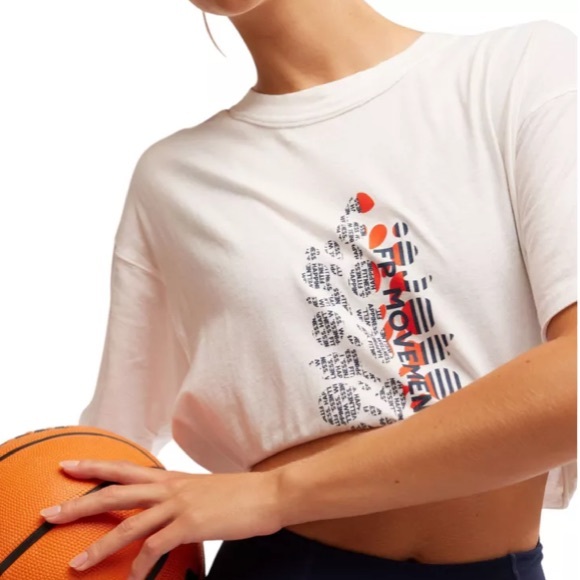 FP Movement by Free People New With Tags - Medium - White Graphic Top - Picture 8 of 11